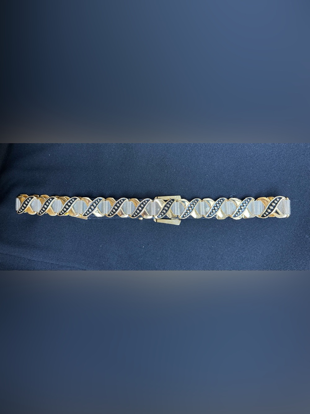 Jivago Mixed Metal Leather Belt - Picture 7 of 7
